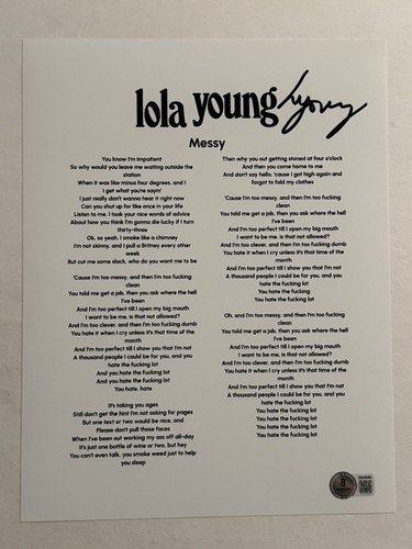 Lola young foglio - lola,