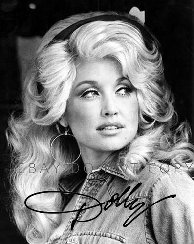 Dolly parton foto firmata - dolly,