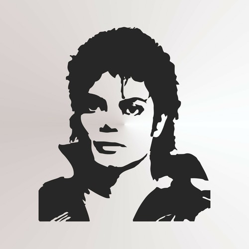 Michael jackson stencil - michael,