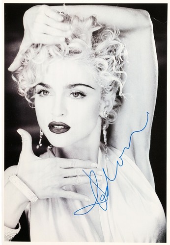 Madonna signed photograph - signed,